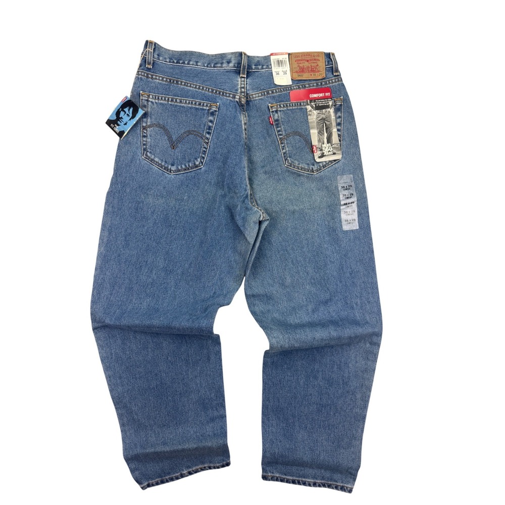 Vintage Y2K Levi's 560 Jeans Mens 36x29 Comfort Fit Made USA 2003 Deadstock NWT